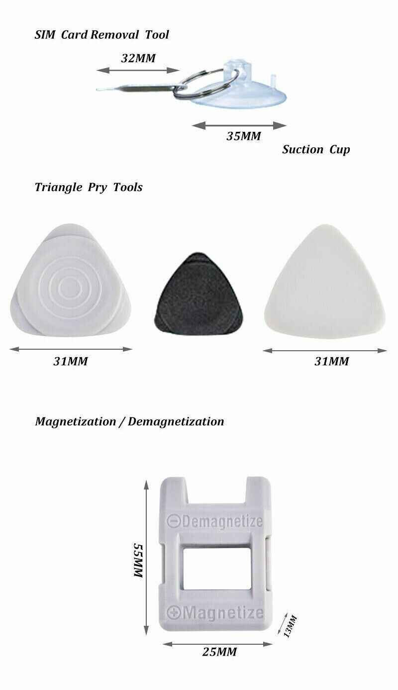 Magnetic Screwdriver Bit Set For iPhone Macbook Tool Kit Set Repair - GoSavvyNow