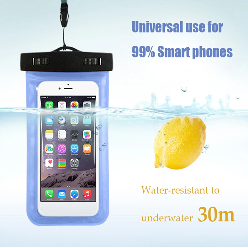 3 Pack Waterproof Floating Cell Phone Pouch Dry Bag Case Cover For - GoSavvyNow