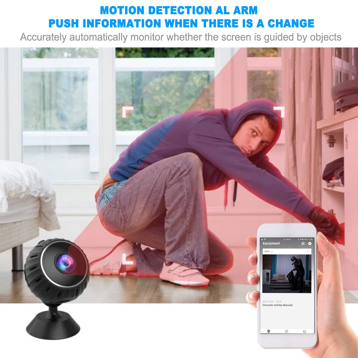 Mini Hidden Spy Nanny Camera Wireless Nanny Cam WiFi Home Security HD - GoSavvyNow
