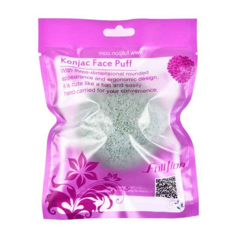 Round Konjac Facial Sponge – Gentle Exfoliating Puff