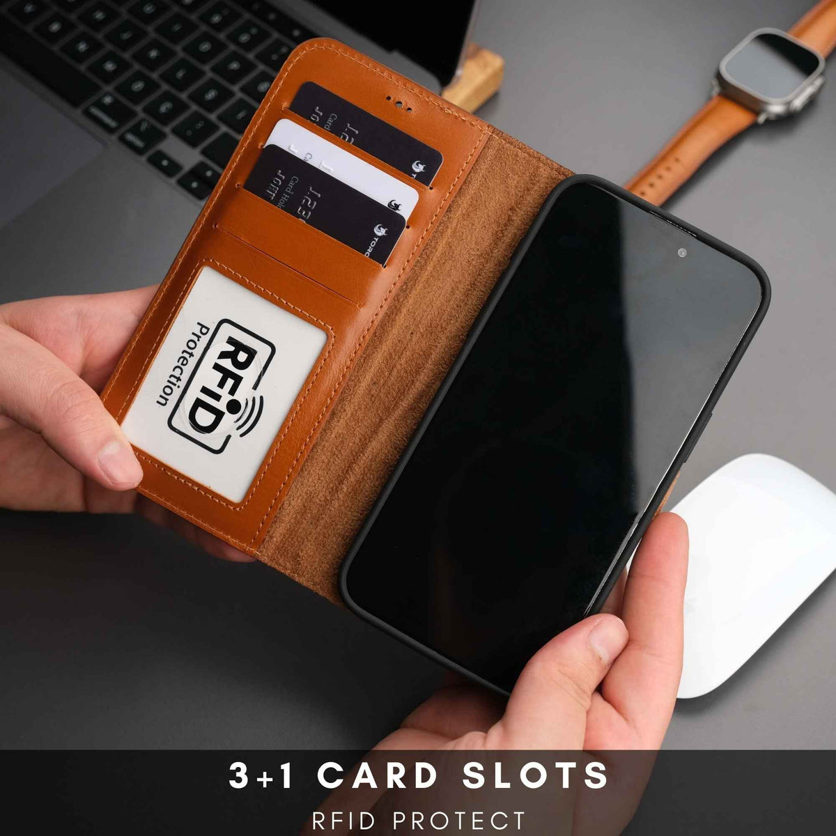 Casper iPhone 16 Pro Wallet Case Leather MagSafe - GoSavvyNow