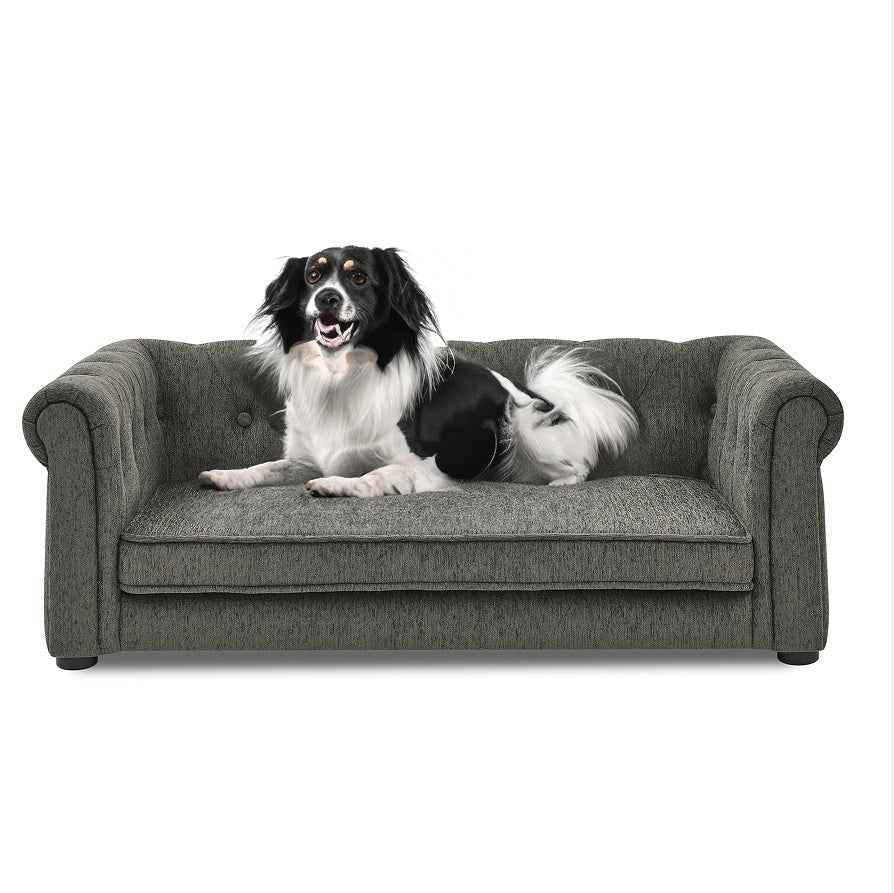 Elevated Sofa Pet Bed for Medium & Large Dogs - Dark grey - GoSavvyNow
