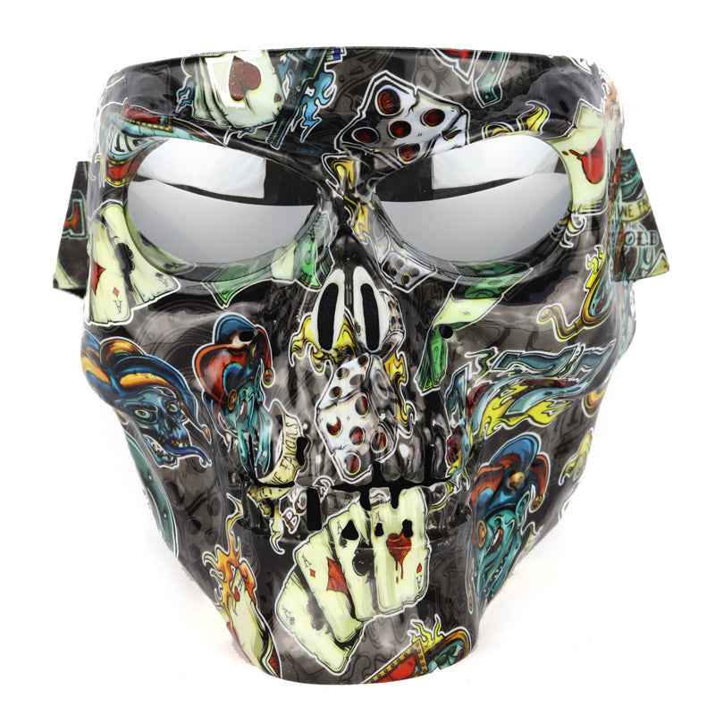 Skull Goggles – Wind & Dust-Resistant Rider Gear