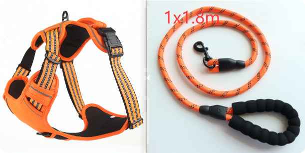 No-Pull Dog Harness – Breathable Reflective Vest