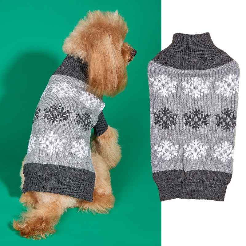 Snowflake Christmas Sweater – Dog