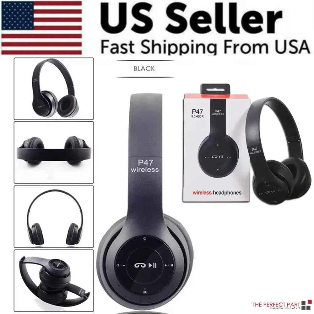 Premium Wireless Bluetooth 5.0 Over-Ear Headphones