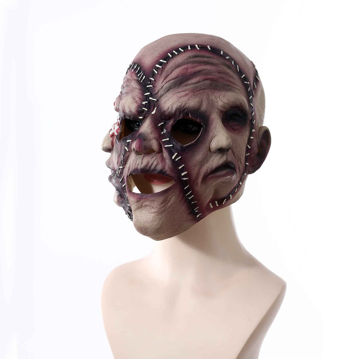 3-Sided Grimace Horror Mask – Latex Cosplay