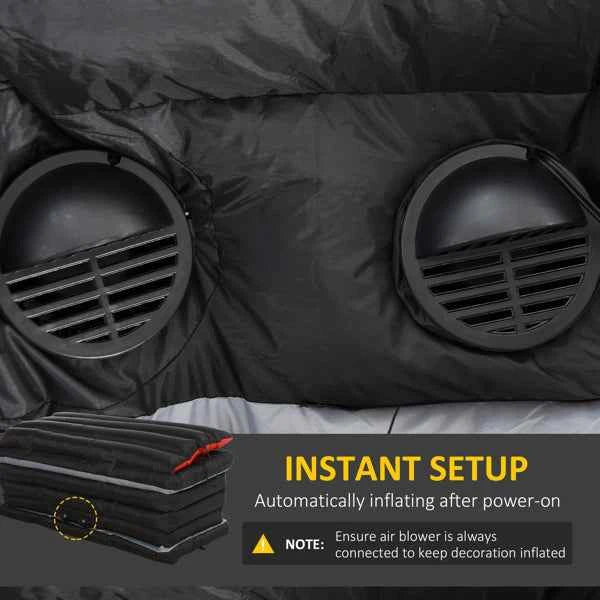 Vampire & Coffin Inflatable Yard Decor