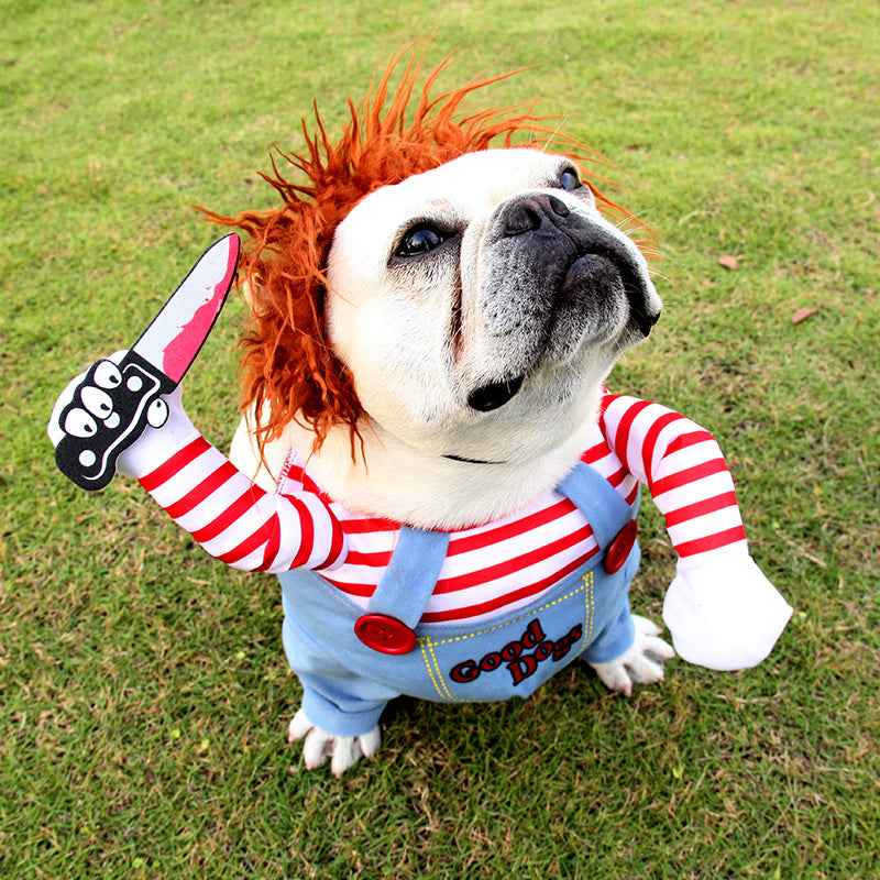 Halloween Dog Costume – Adjustable Scary Pet Outfit