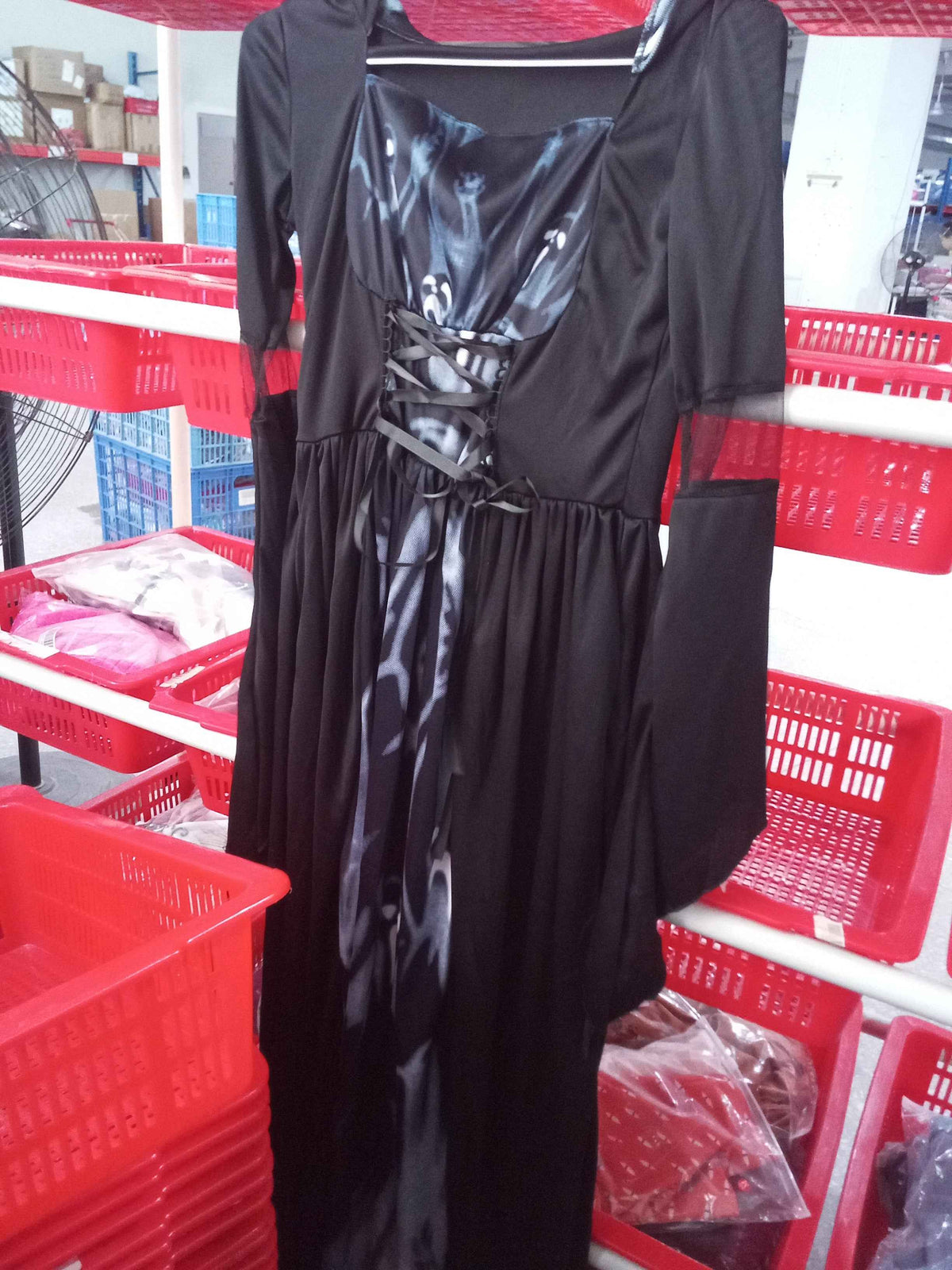Women's Halloween Witch Dress With Hood