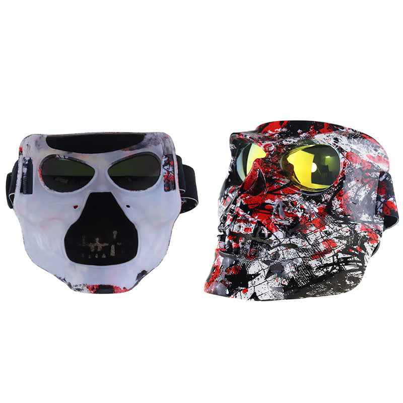 Skull Goggles – Wind & Dust-Resistant Rider Gear