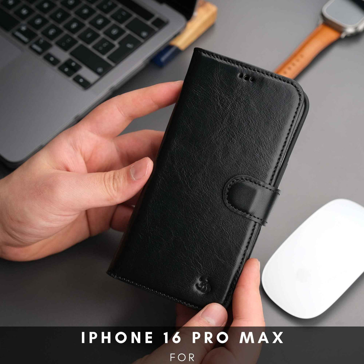Casper iPhone 16 Pro Wallet Case Leather MagSafe - GoSavvyNow