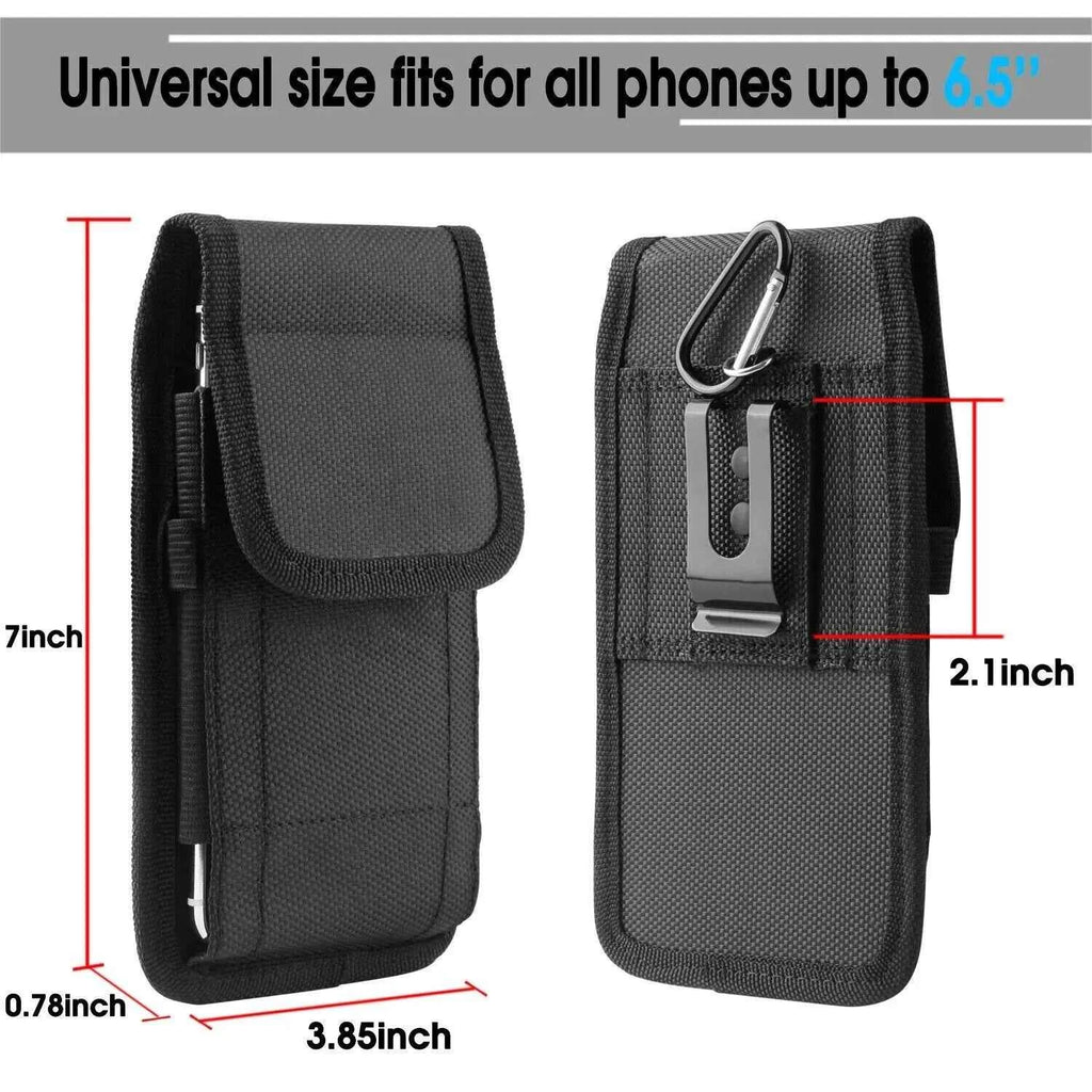 Vertical Phone Holster with Wallet & Belt Clip