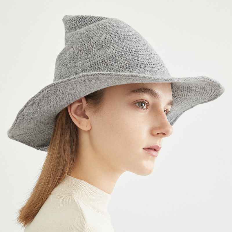 Hand-Painted Wool Witch Hat – Halloween