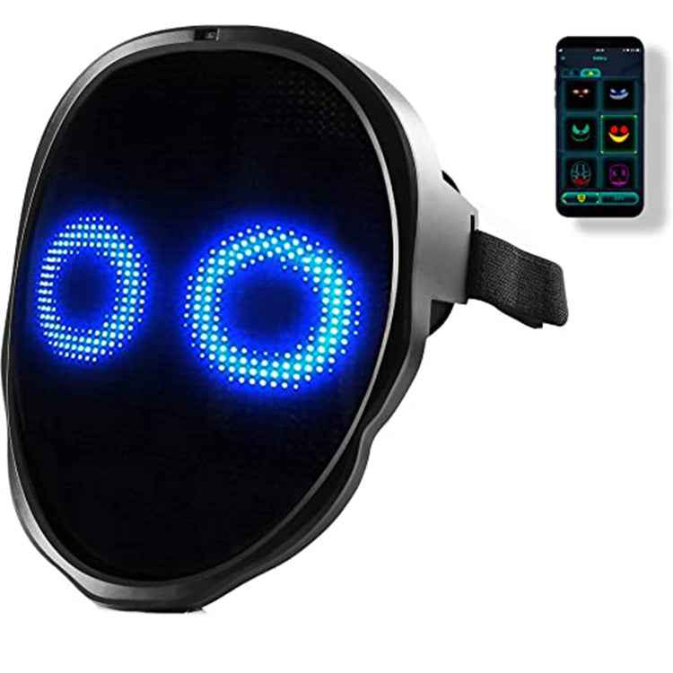 LED Face-Changing Mask – Gesture-Sensing, Party & Bar - Rechargeable / 1PC - GoSavvyNow