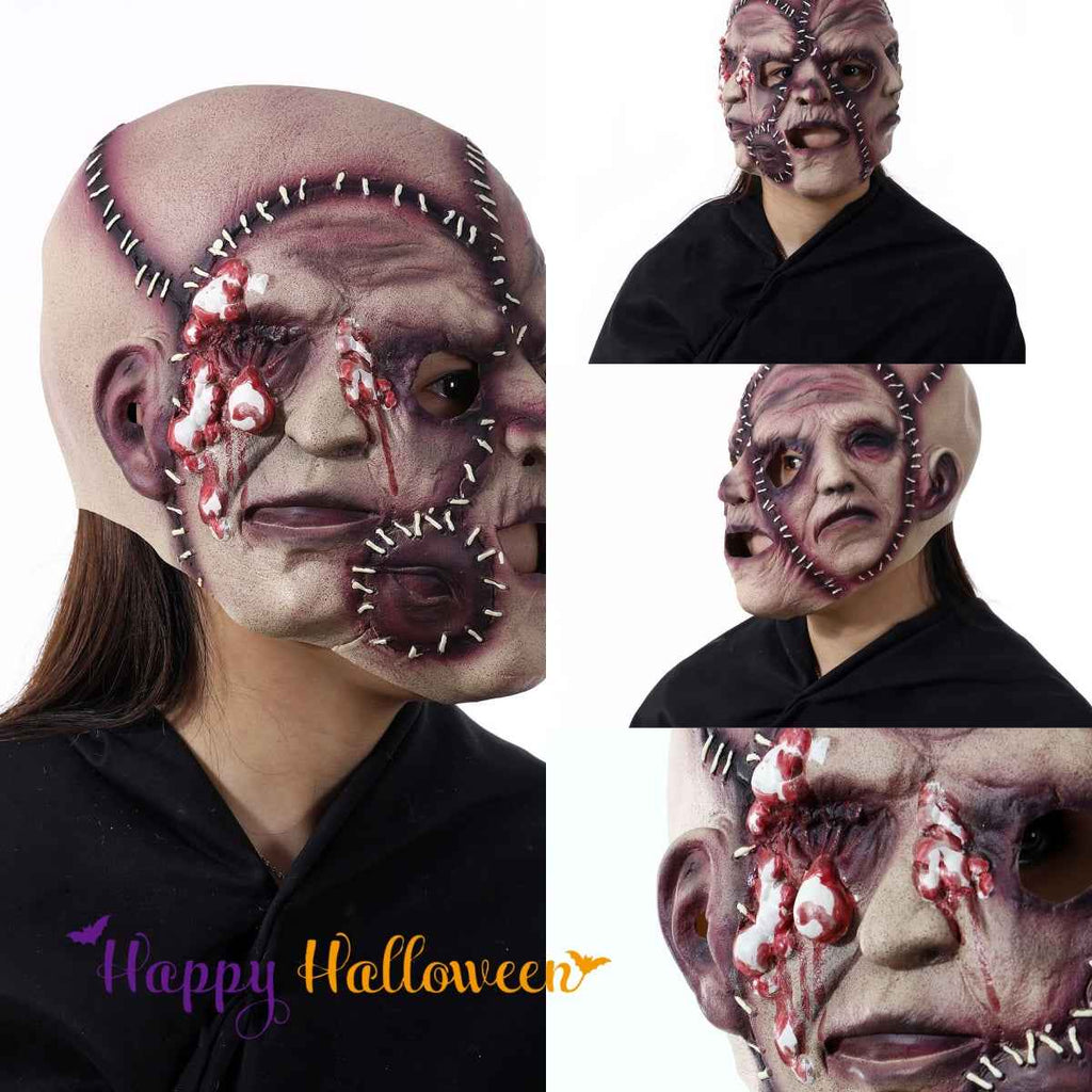 3-Sided Grimace Horror Mask – Latex Cosplay