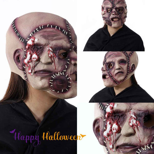 3-Sided Grimace Horror Mask – Latex Cosplay