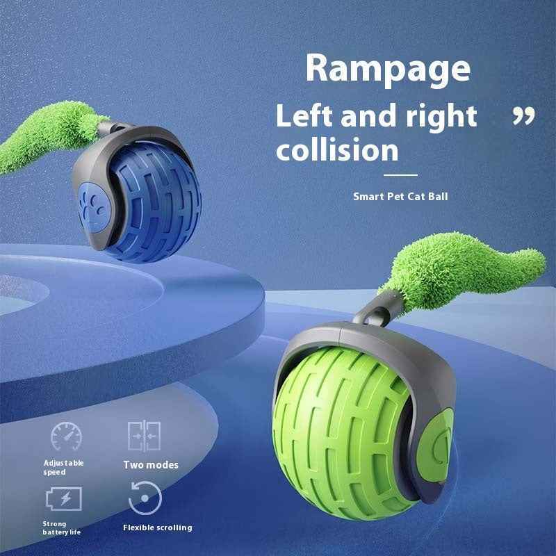 Interactive Electric Rolling Ball Cat Toy