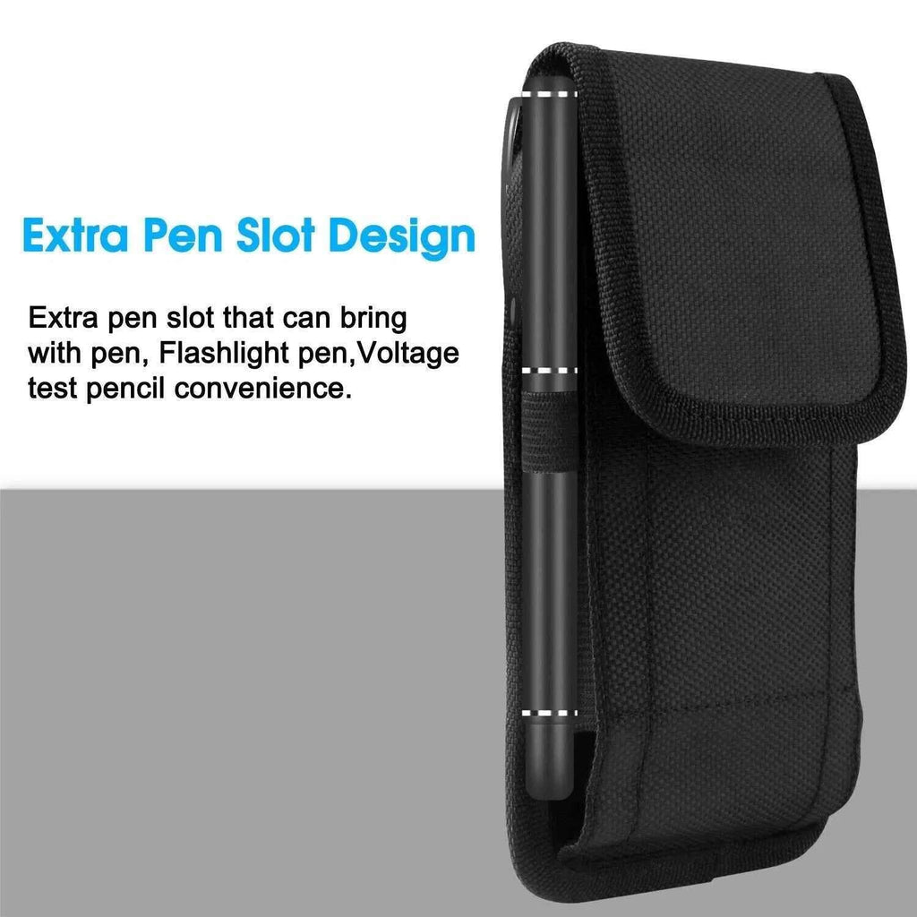 Vertical Phone Holster with Wallet & Belt Clip