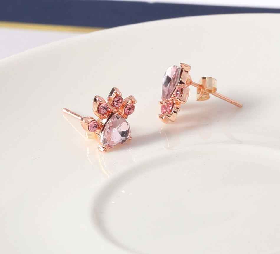 Cat & Dog Paw Ring Set – Gold or Silver Plated