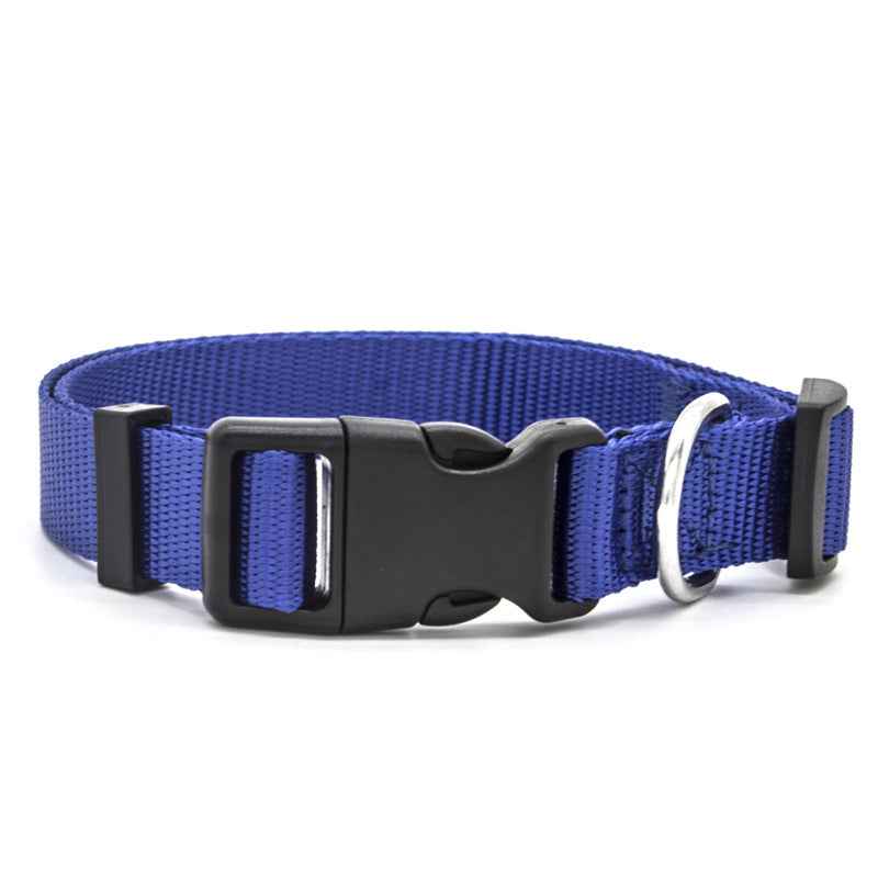 Adjustable Nylon Pet Collar – Quick-Release Buckle