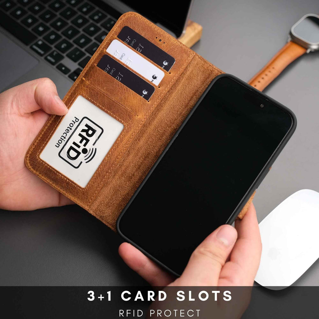 Casper iPhone 16 Pro Wallet Case Leather MagSafe - GoSavvyNow