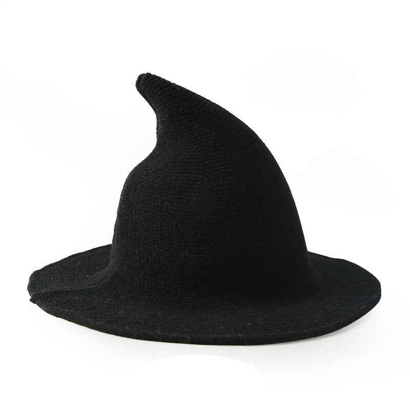 Hand-Painted Wool Witch Hat – Halloween
