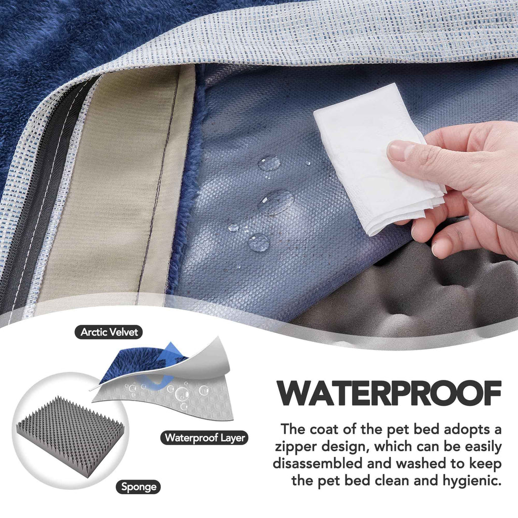 Orthopedic Dog Bed with Washable Cover, Non-Slip - GoSavvyNow