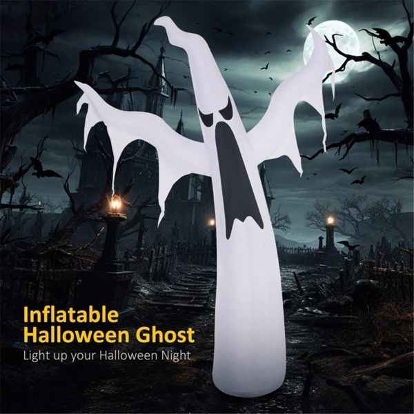6 ft Dancing White Ghost – LED Inflatable Yard Decor