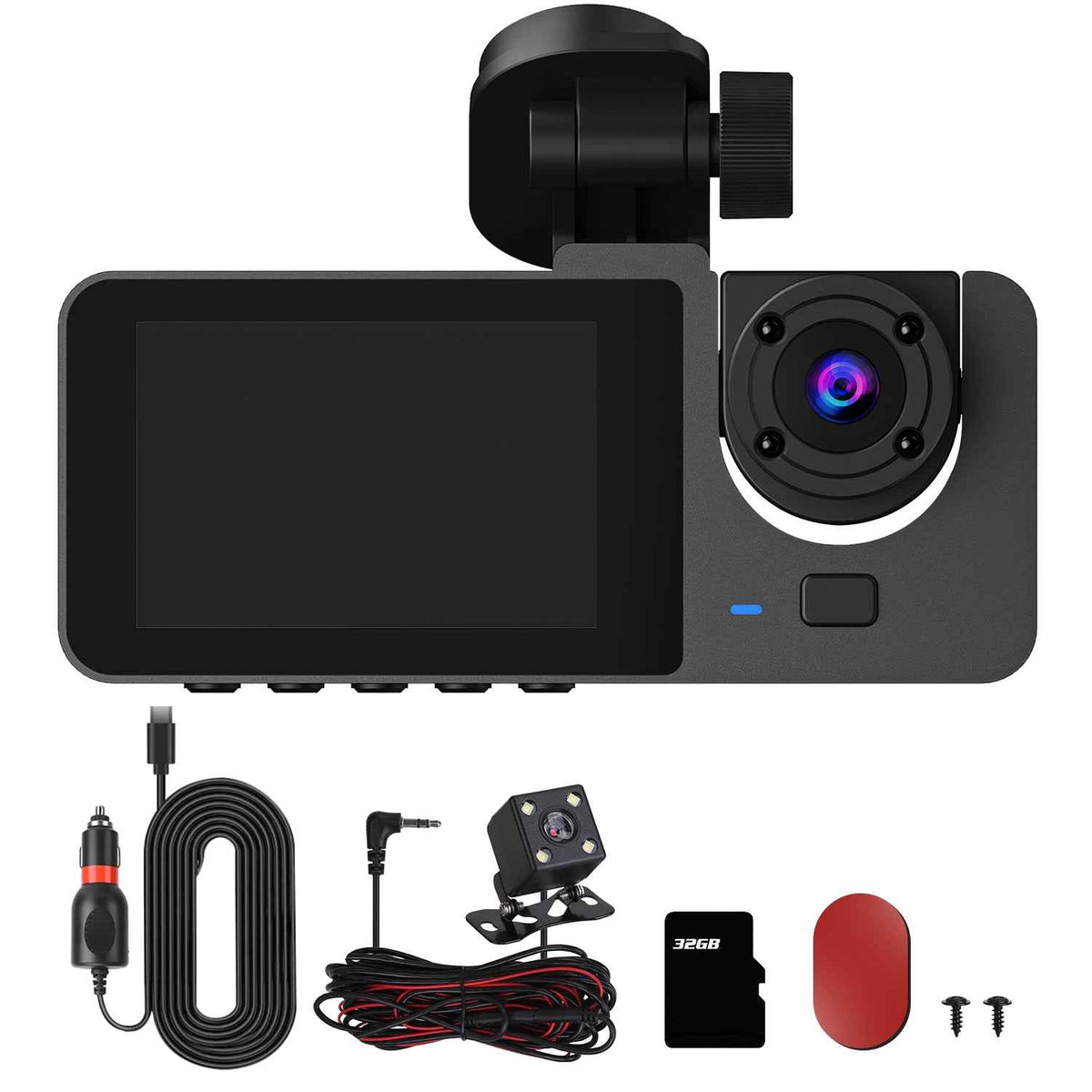 Dash Cam for Front and Back