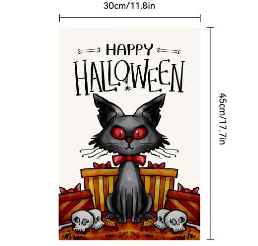 Day of the Dead Garden Flag – Ghost Banner