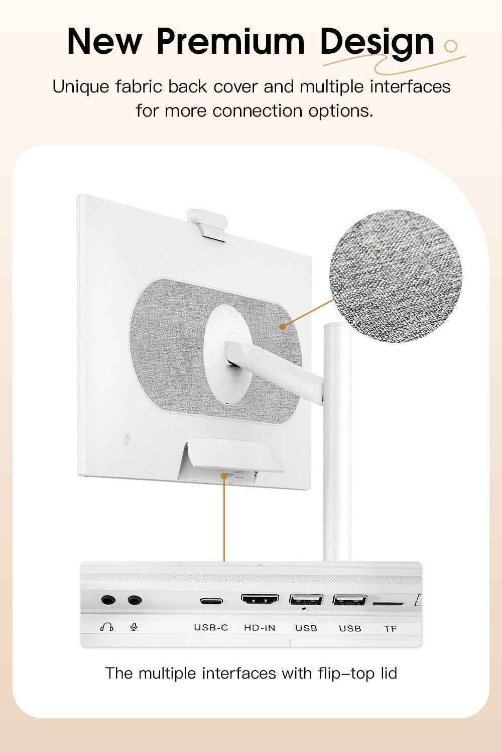 Portable 32 Inch Touch Screen Monitor