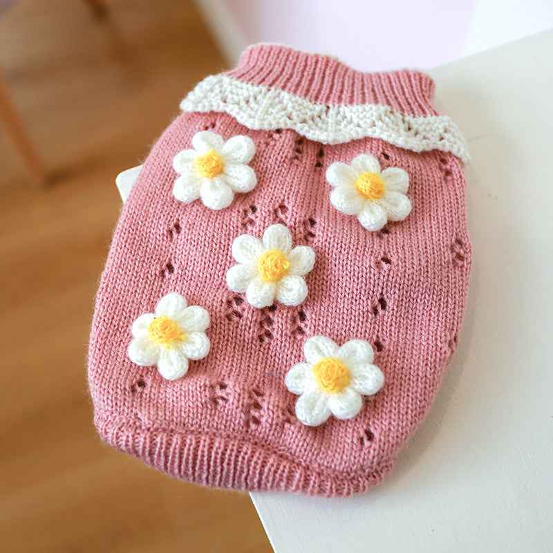 Floral Jacquard Sweater – Cats & Dogs