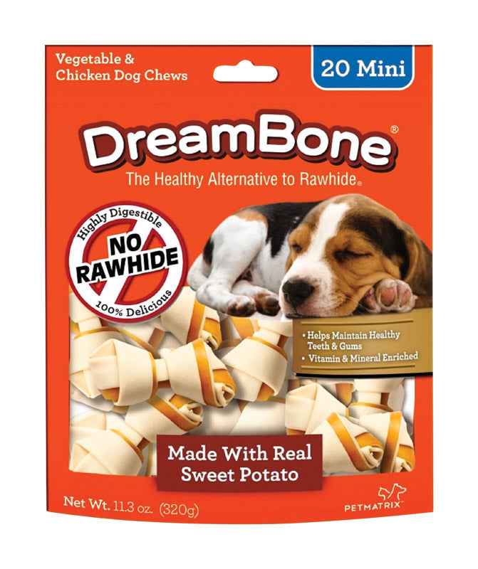 Dreambone 8013265 Chicken & Sweet Potato Dog Chews, Pack of 24 - GoSavvyNow