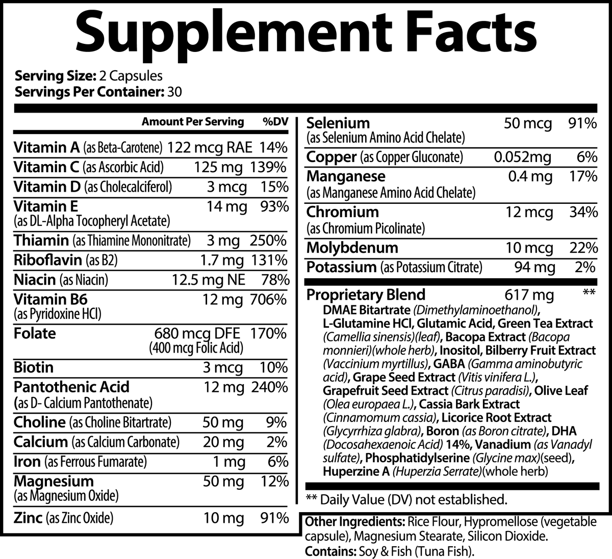 Nootropic Brain & Focus Formula - GoSavvyNow