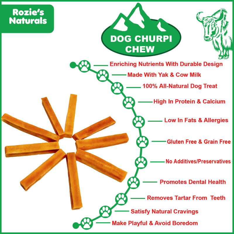 Yak Cheese Churpi Dog Chews-15 Count-2.5 Lbs - GoSavvyNow