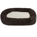 MajesticPet 788995540540 25 in. Villa Sherpa Donut Pet Bed, Storm - GoSavvyNow