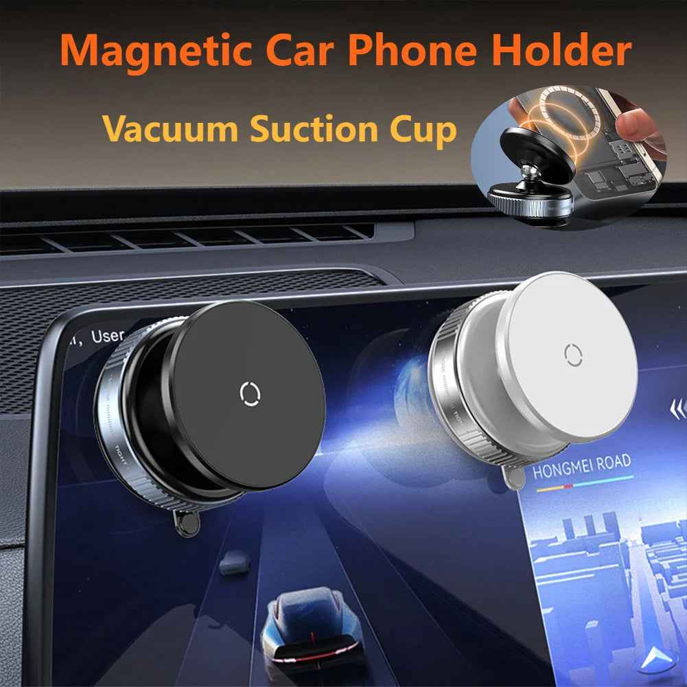 Magnetic Vacuum Adsorption Car Phone Mount 360° Rotatable Vacuum - GoSavvyNow
