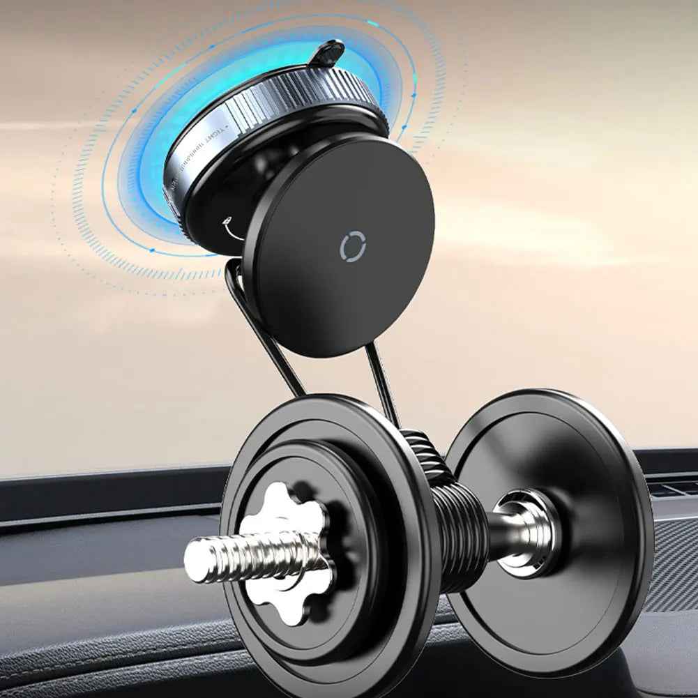 Magnetic Vacuum Adsorption Car Phone Mount 360° Rotatable Vacuum - GoSavvyNow