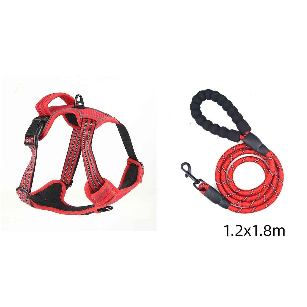 No-Pull Dog Harness – Breathable Reflective Vest