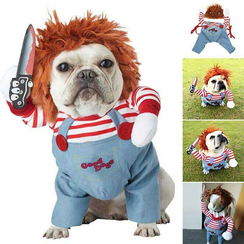 Halloween Dog Costume – Adjustable Scary Pet Outfit