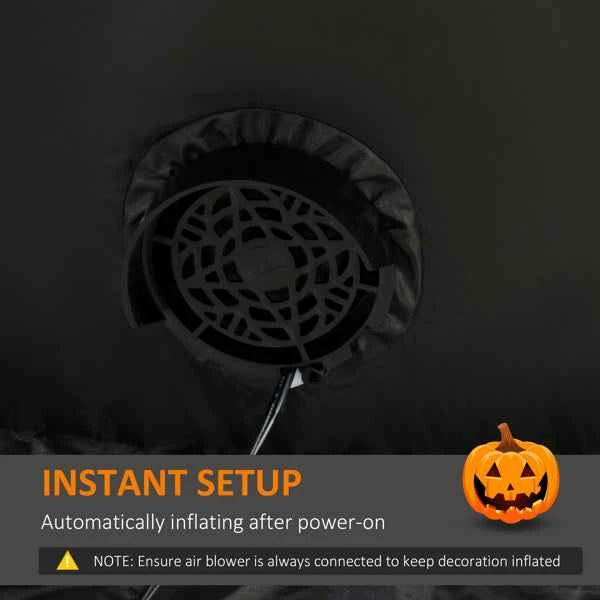 9 ft LED Pumpkin Ghost – Inflatable Yard Decor