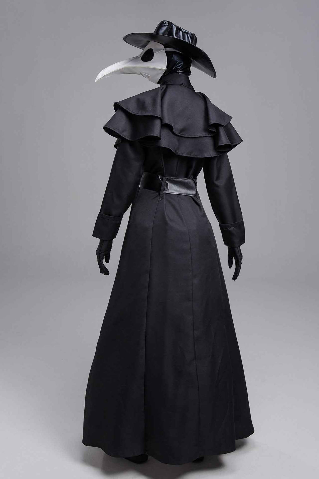 Plague Doctor Costume Set – Beak Mask, Hat & Gloves