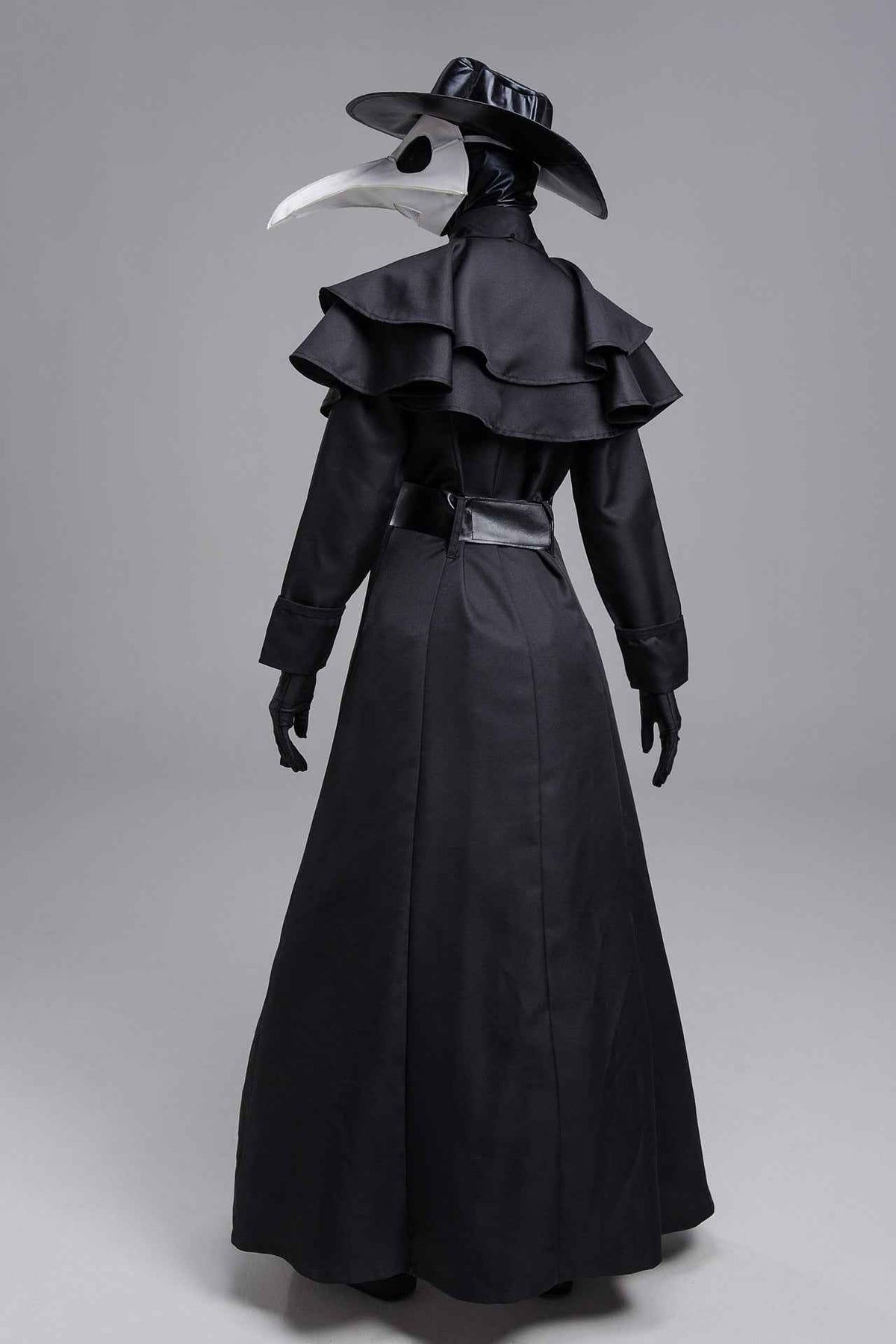 Plague Doctor Costume Set – Beak Mask, Hat & Gloves