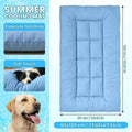 XL Plush Dog Sofa Bed, 8-Compartment Cooling Mat with Non-Slip Bottom - XXL - GoSavvyNow