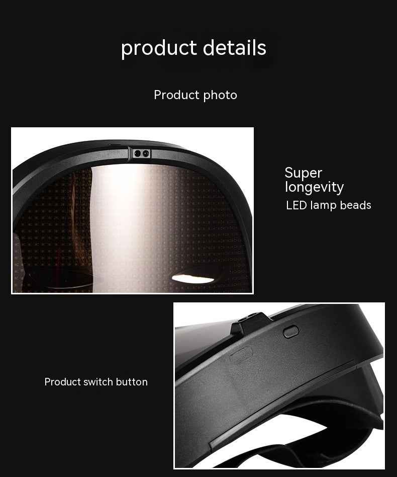 LED Face-Changing Mask – Gesture-Sensing, Party & Bar - GoSavvyNow