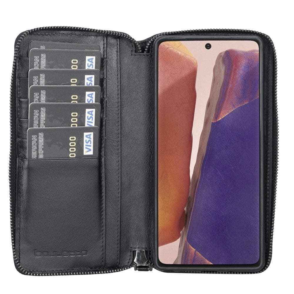 Samsung Galaxy Note 20 Series Leather Pouch Magnetic Wallet Case - GoSavvyNow
