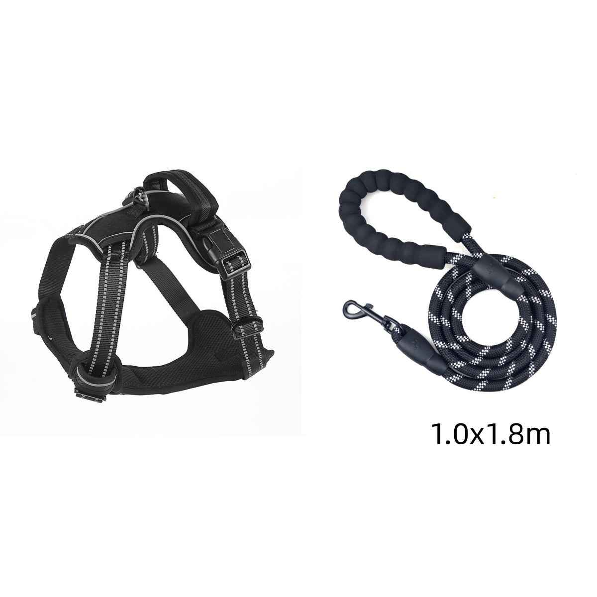 No-Pull Dog Harness – Breathable Reflective Vest