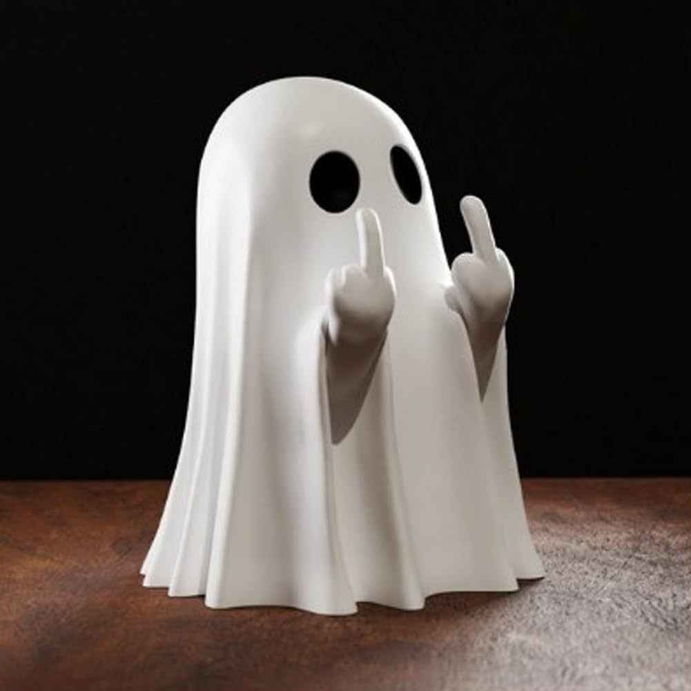 Cute Ghost Figurines – Halloween Shelf & Centerpiece Décor