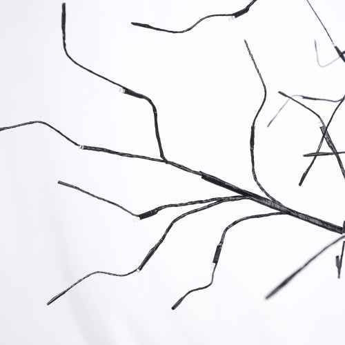 Lighted Spooky Tree 3-Pack – Purple LEDs, 4/5/6 ft